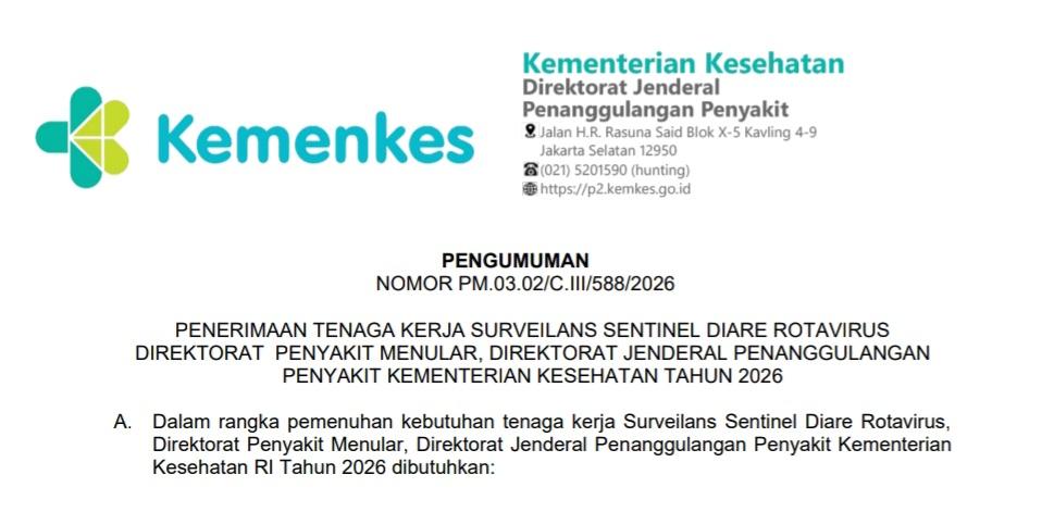 rekrutmen surveilans rotavirus