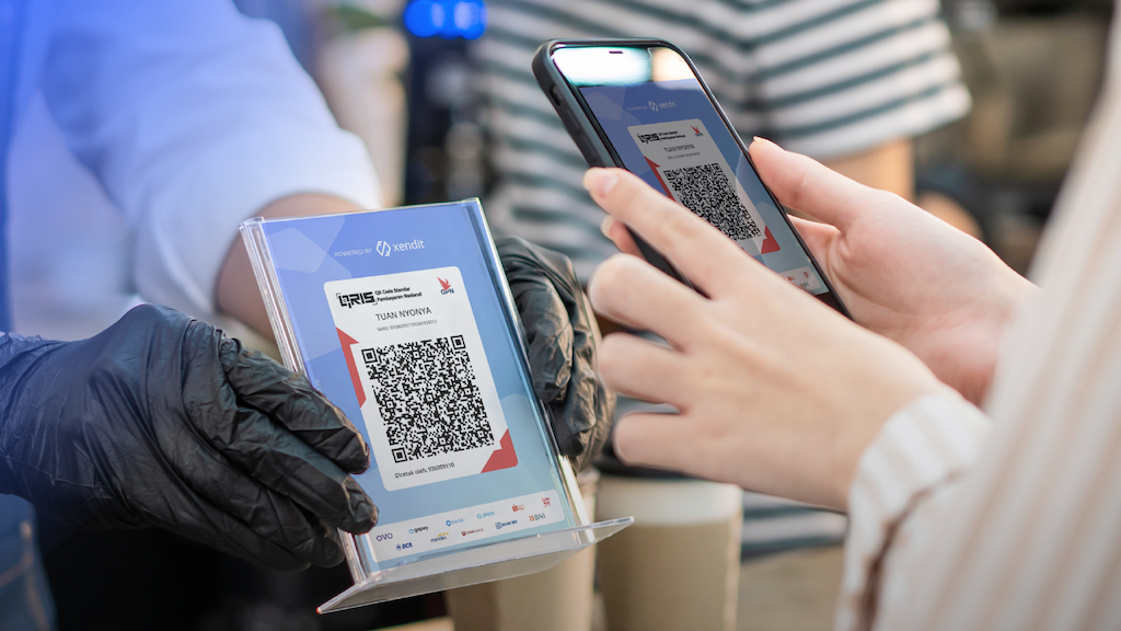 pembayaran scan tangan QRIS