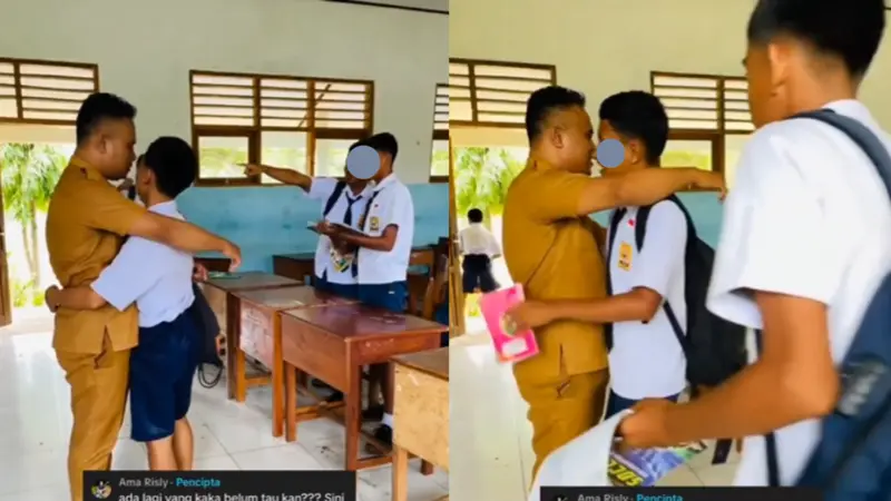 Viral Video Guru Laki-laki Cium Murid Laki-laki: Fakta dan Reaksi Warganet