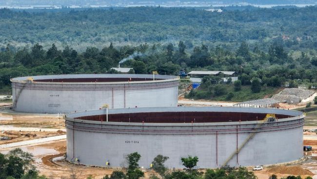 Kilang Pertamina Internasional RU V Balikpapan yang menjadi bagian dari infrastruktur energi Indonesia