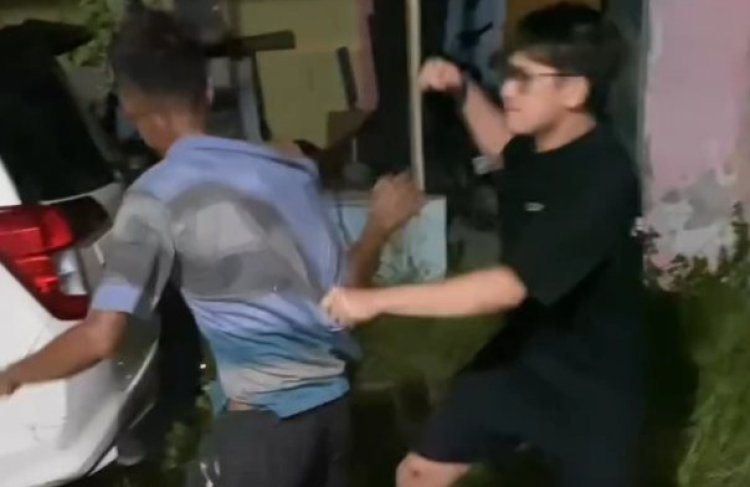 Viral! Pria Kepergok Maling Motor Ngaku Gila Saat Ditangkap