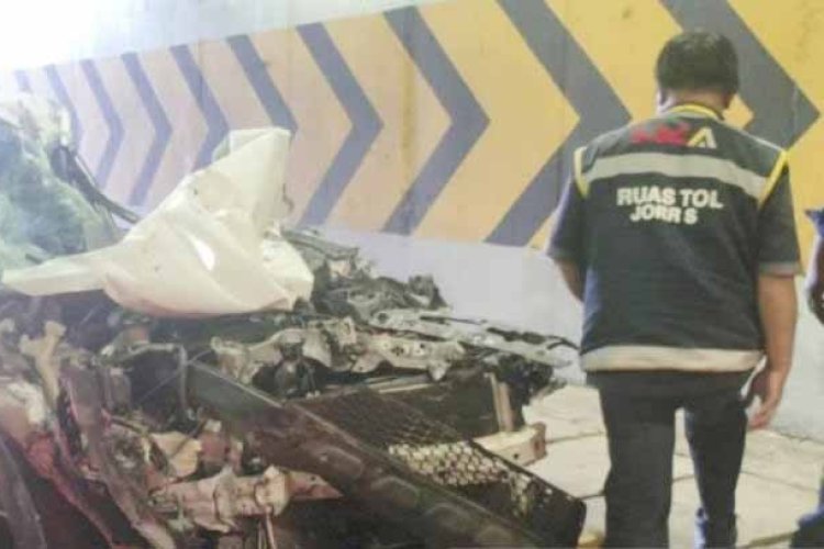 Kecelakaan Beruntun 7 Kendaraan di Tol JORR Jaksel, Truk Fuso Rem Blong