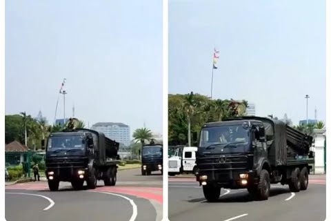 Viral Konvoi TNI di Monas, Bappisus: Pengamanan Jelang Lebaran