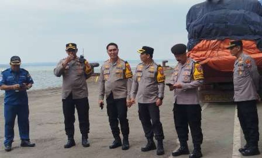 Polda Jatim Cek Kesiapan Pos Terpadu Mudik di Pelabuhan Tanjung Perak