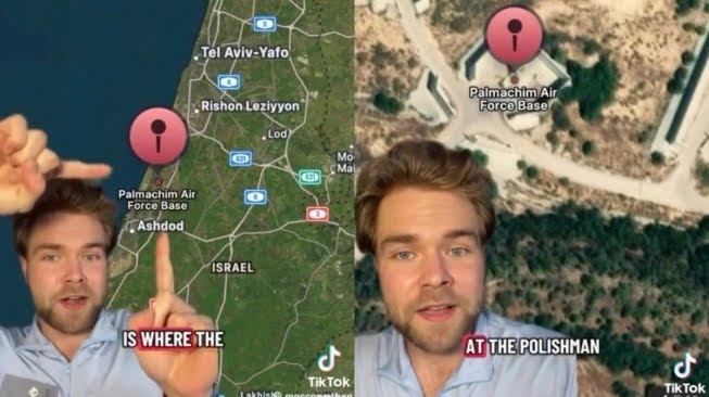 TikToker bocorkan lokasi pertahanan Israel, Iran diduga langsung serang dengan rudal