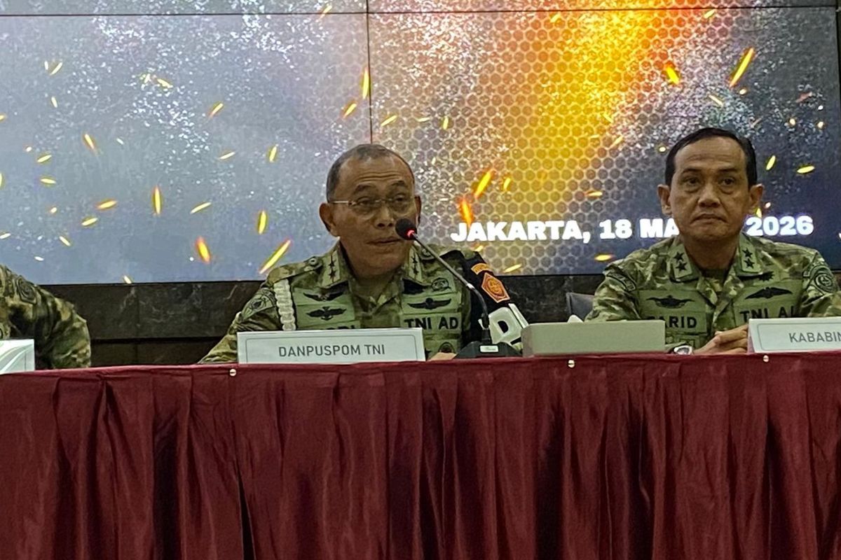 TNI Tahan 4 Prajurit BAIS Tersangka Penyiraman Air Keras Andrie Yunus