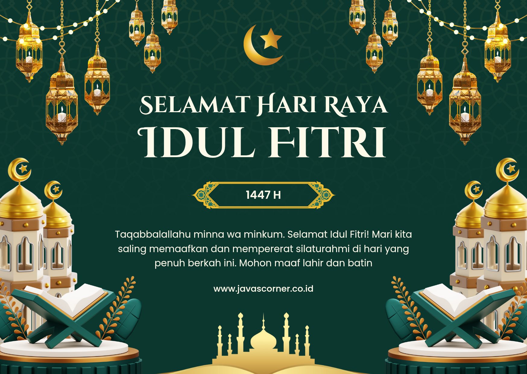 Idul Fitri 1447 H: Momentum Fitrah dan Sinergi Digital Javas Corner
