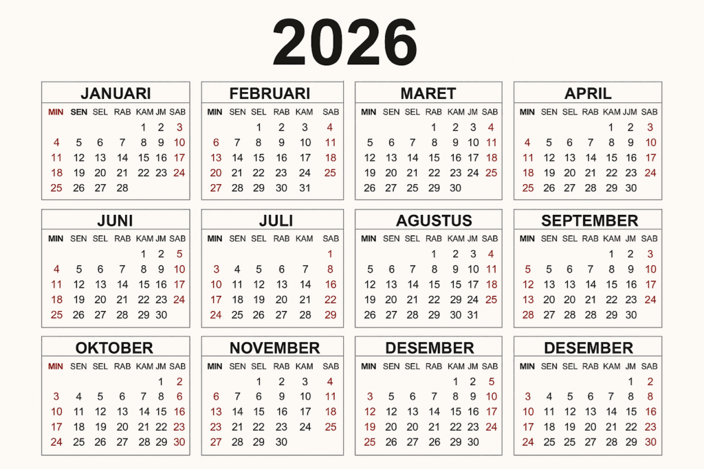 Libur Nasional April 2026: 2 Tanggal Merah dan Potensi Long Weekend