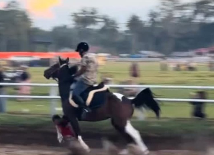 Bocah Tertabrak Kuda di Lapangan Pacu Padang Pariaman, Kondisi Belum Jelas