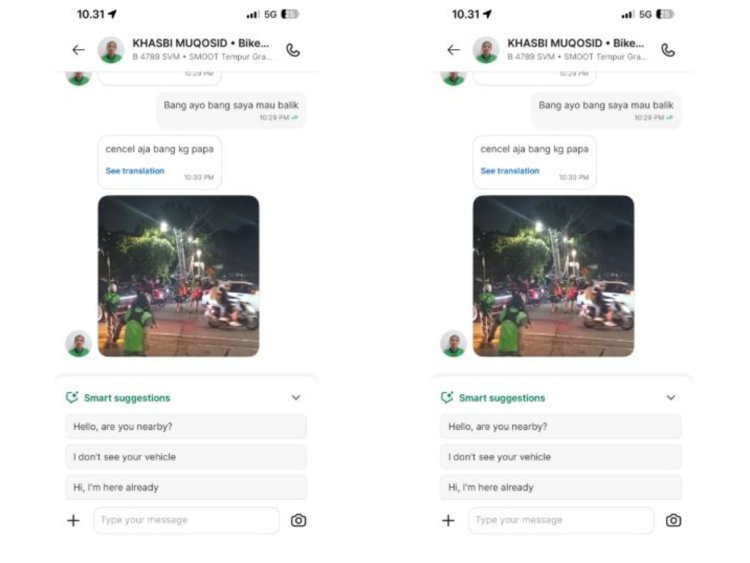 Driver ojol minta cancel orderan demi nonton maling ditangkap