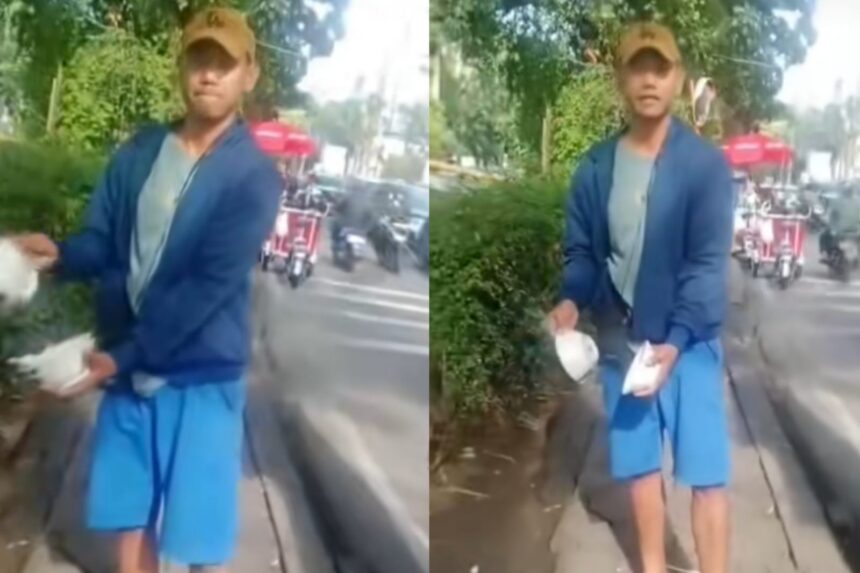 Pedagang Kopi Keliling Mengamuk Saat Ditertibkan Satpol PP di Setiabudi