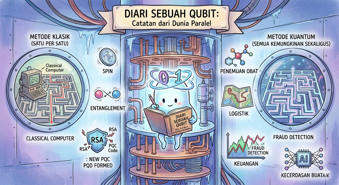 DIARI SEBUAH QUBIT: Catatan dari Dunia Paralel