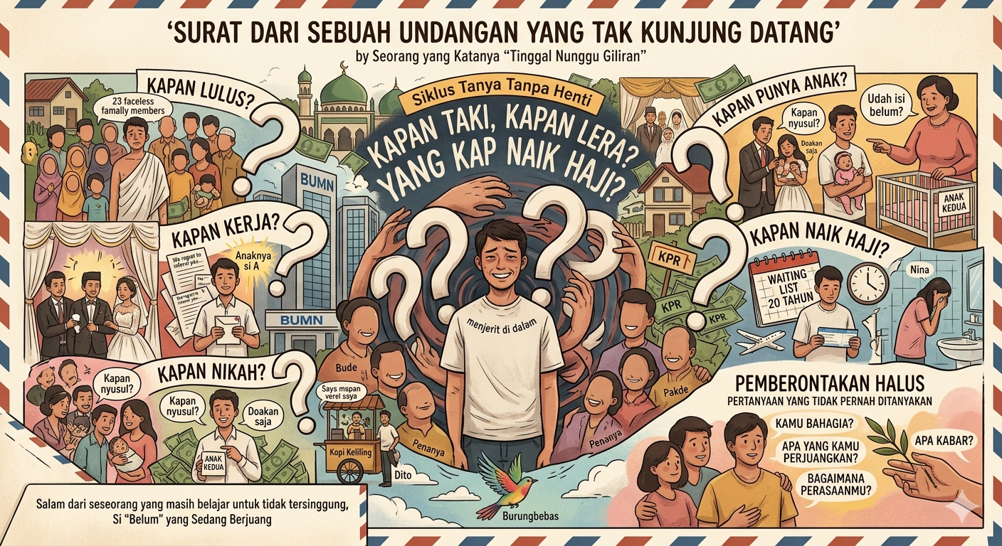 SURAT DARI SEBUAH UNDANGAN YANG TAK KUNJUNG DATANG