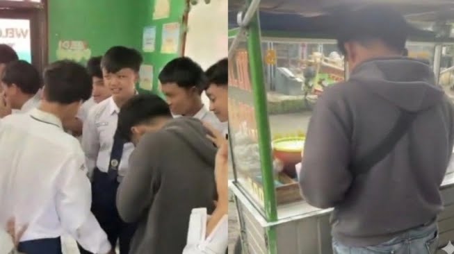 Viral! Siswa SMP Sumedang Putus Sekolah Bantu Orangtua Jualan Ayam Goreng