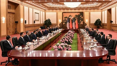 Viral Momen Menlu AS Marco Rubio Terpukau Interior Mewah The Great Hall China