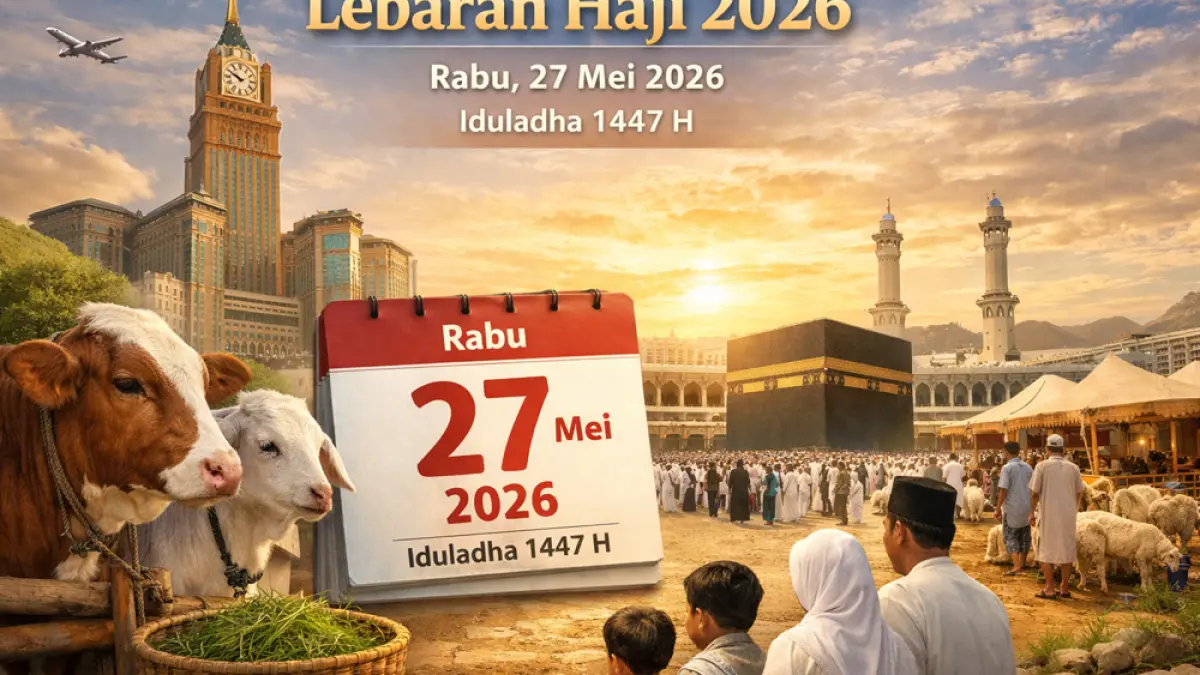 Idul Adha 2026 Resmi 27 Mei, Ini Jadwal Libur dan Puasa Sunah