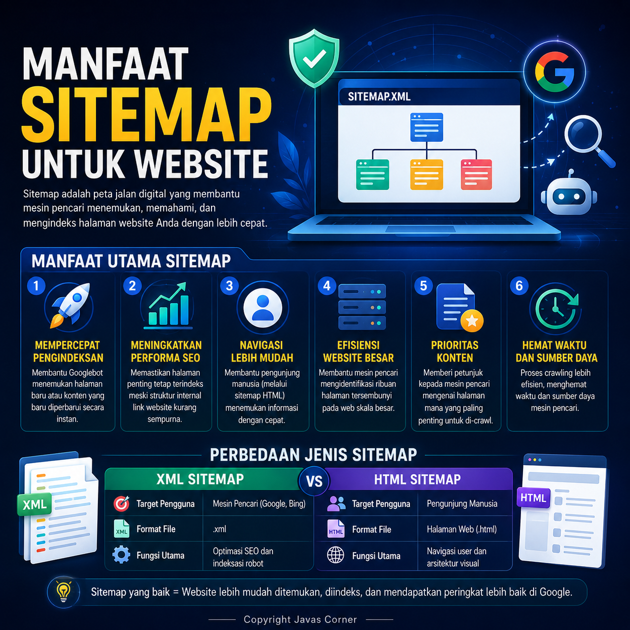 Manfaat Sitemap untuk Website: Kunci Agar Halaman Lebih Cepat Muncul di Google