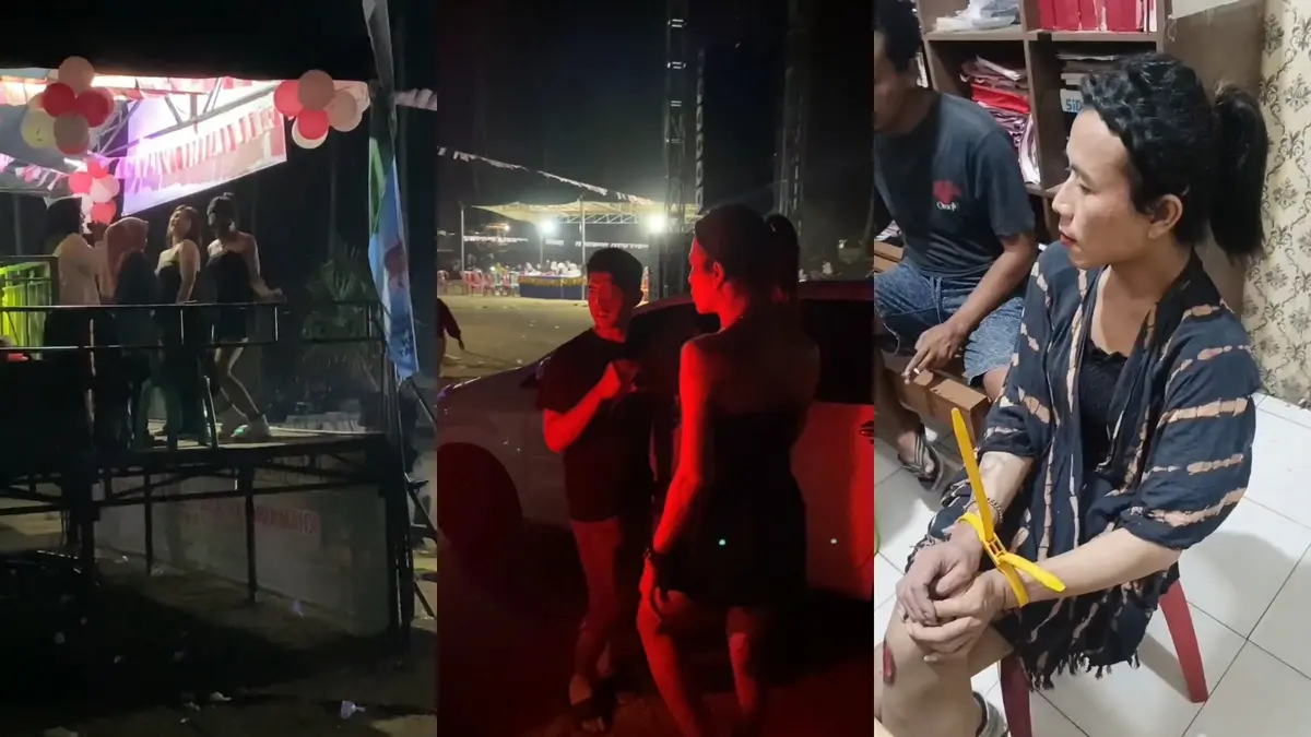 Biduan Waria di Lampung Diciduk Polisi Saat Manggung, Diduga Cabuli Anak
