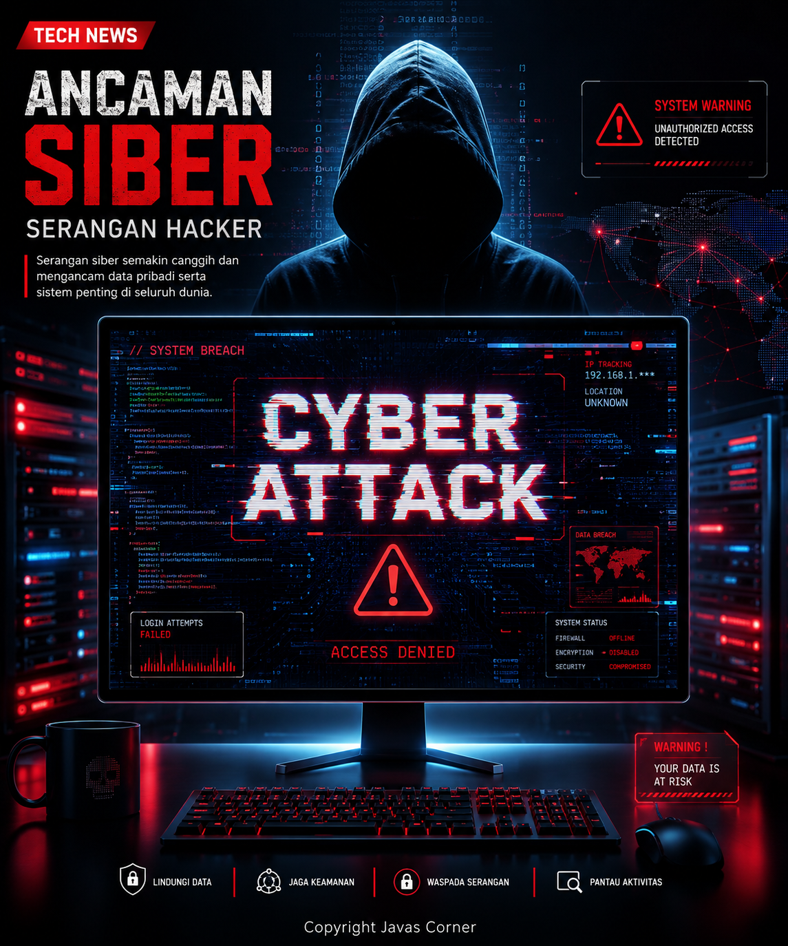 Hacker China Pakai AI DeepSeek untuk Perkuat Serangan Siber Global