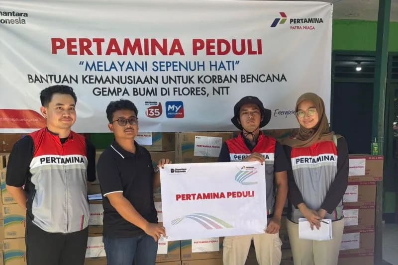 Pertamina Kirim Bantuan Logistik dan Genset untuk Percepat Pemulihan Gempa NTT