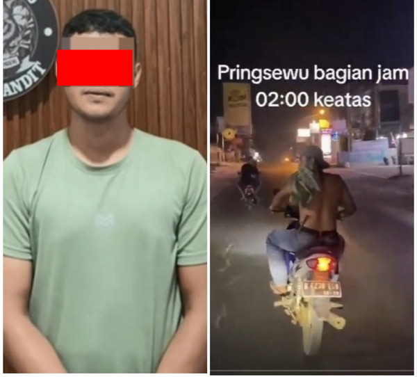 Video Viral Pria Bertelanjang Dada Bawa Pisau di Pringsewu, Polisi Amankan Pelaku dan Ungkap Faktanya
