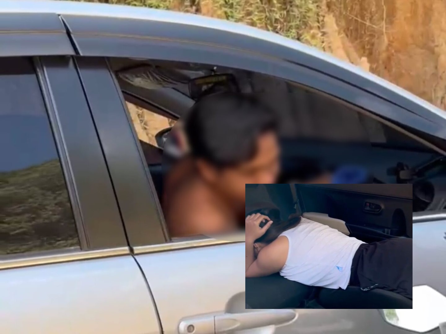 Pasangan Muda-mudi Terjaring Patroli Polisi di Mobil Parkir Sepi, Sangkur di Bawah Kursi Ikut Diamankan