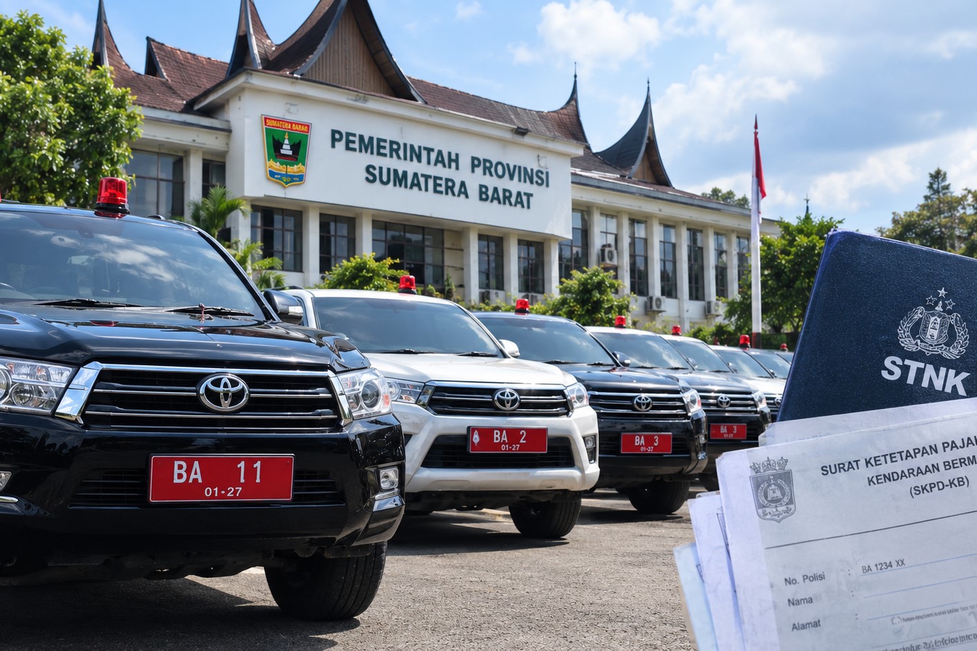 Fakta Memalukan! Ribuan Kendaraan Dinas Pemprov Sumbar Nunggak Pajak, Totalnya Nyaris Rp7 Miliar