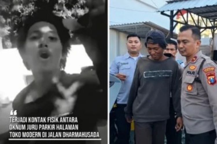 Viral Jukir Liar di Surabaya Ngamuk tak Diberi Uang Parkir, Pukul dan Ludahi Pengendara