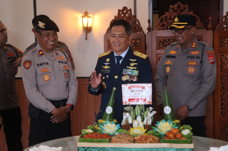 Polresta Sleman Perkuat Sinergitas TNI-Polri di HUT ke-81 TNI
