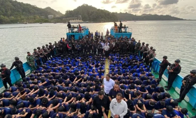 Imbas Video Viral Pesta Narkoba, 115 Napi Rutan Depok Dipindah ke Nusakambangan