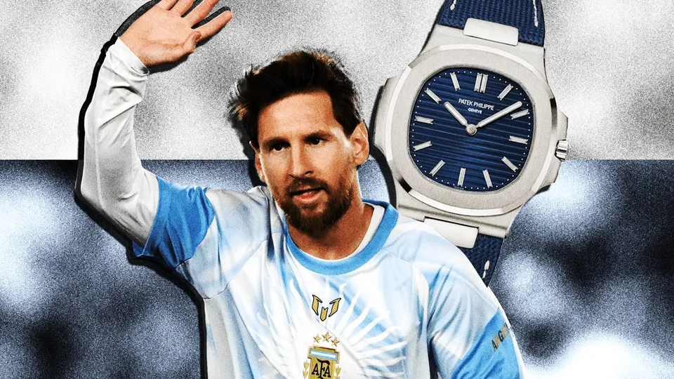 Momen Perpisahan Messi dan Jam Tangan Emas Putih Patek Philippe yang Ikonik