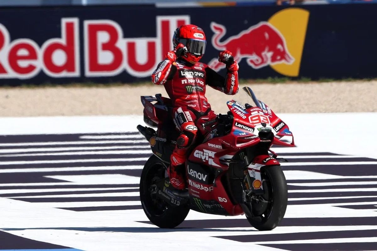 Marc Marquez Menangi Sprint Race MotoGP Indonesia 2026 di Mandalika